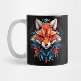 Colorful Fox Mandala Mug